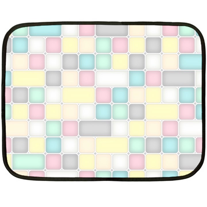 Background Abstract Pastels Square Double Sided Fleece Blanket (Mini) 