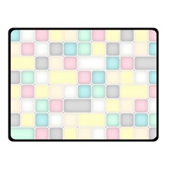 Background Abstract Pastels Square Fleece Blanket (small) by Nexatart