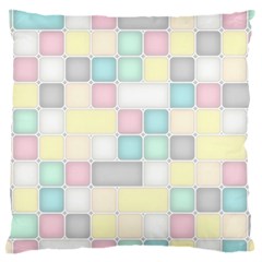 Background Abstract Pastels Square Standard Flano Cushion Case (two Sides) by Nexatart