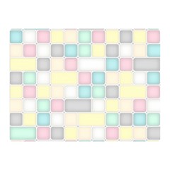 Background Abstract Pastels Square Double Sided Flano Blanket (mini)  by Nexatart