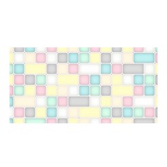 Background Abstract Pastels Square Satin Wrap by Nexatart