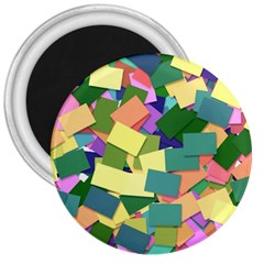 List Post It Note Memory 3  Magnets by Nexatart