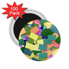 List Post It Note Memory 2 25  Magnets (100 Pack)  by Nexatart