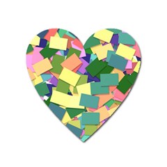 List Post It Note Memory Heart Magnet