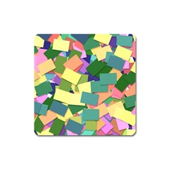 List Post It Note Memory Square Magnet by Nexatart