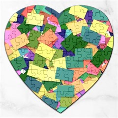 List Post It Note Memory Jigsaw Puzzle (heart) by Nexatart