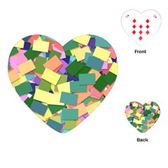 List Post It Note Memory Playing Cards (heart)  by Nexatart