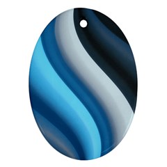 Abstract Pattern Lines Wave Ornament (oval) by Nexatart