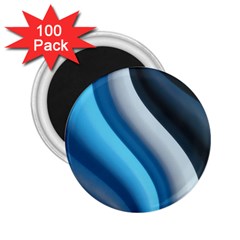 Abstract Pattern Lines Wave 2 25  Magnets (100 Pack)  by Nexatart