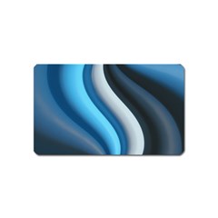 Abstract Pattern Lines Wave Magnet (name Card) by Nexatart