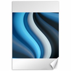 Abstract Pattern Lines Wave Canvas 12  X 18   by Nexatart