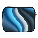 Abstract Pattern Lines Wave Apple iPad 2/3/4 Zipper Cases Front