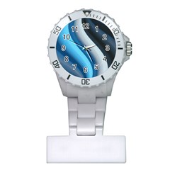 Abstract Pattern Lines Wave Plastic Nurses Watch by Nexatart