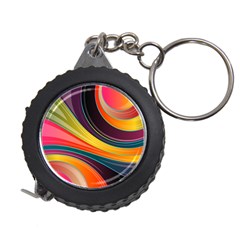 Abstract Colorful Background Wavy Measuring Tape