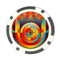 Background Colorful Abstract Poker Chip Card Guard