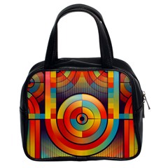 Background Colorful Abstract Classic Handbags (2 Sides) by Nexatart