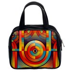 Background Colorful Abstract Classic Handbags (2 Sides) Front