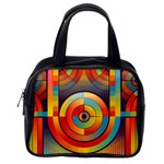 Background Colorful Abstract Classic Handbags (2 Sides) Back