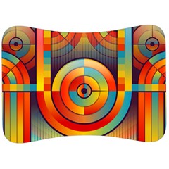 Background Colorful Abstract Velour Seat Head Rest Cushion