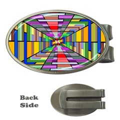 Art Vanishing Point Vortex 3d Money Clips (oval) 