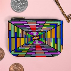 Art Vanishing Point Vortex 3d Mini Coin Purses by Nexatart