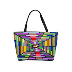 Art Vanishing Point Vortex 3d Shoulder Handbags by Nexatart