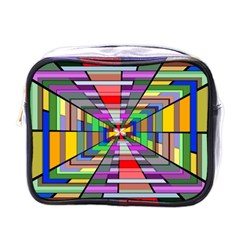 Art Vanishing Point Vortex 3d Mini Toiletries Bags by Nexatart