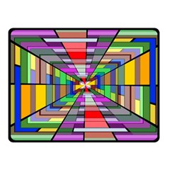 Art Vanishing Point Vortex 3d Fleece Blanket (small) by Nexatart