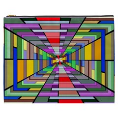 Art Vanishing Point Vortex 3d Cosmetic Bag (xxxl)  by Nexatart