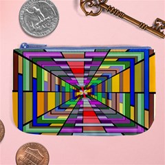 Art Vanishing Point Vortex 3d Large Coin Purse by Nexatart