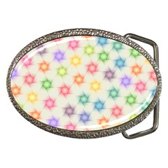 Polygon Geometric Background Star Belt Buckles by Nexatart