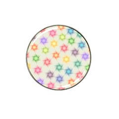 Polygon Geometric Background Star Hat Clip Ball Marker (10 Pack) by Nexatart