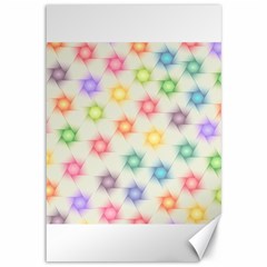 Polygon Geometric Background Star Canvas 12  X 18   by Nexatart