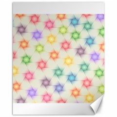 Polygon Geometric Background Star Canvas 11  X 14   by Nexatart