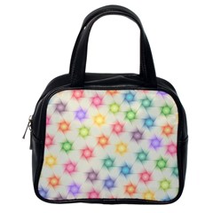 Polygon Geometric Background Star Classic Handbags (one Side) by Nexatart