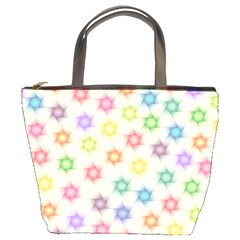 Polygon Geometric Background Star Bucket Bags by Nexatart