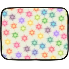 Polygon Geometric Background Star Fleece Blanket (mini) by Nexatart