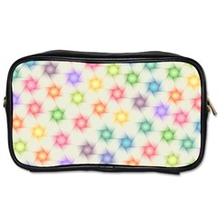 Polygon Geometric Background Star Toiletries Bags 2-side by Nexatart