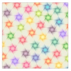 Polygon Geometric Background Star Large Satin Scarf (square) by Nexatart