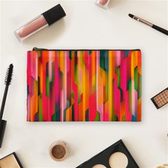 Background Abstract Colorful Cosmetic Bag (medium)  by Nexatart