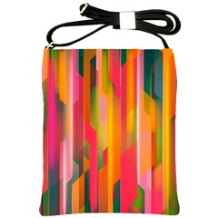 Background Abstract Colorful Shoulder Sling Bags by Nexatart