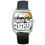 Good Morning, City Square Metal Watch Front