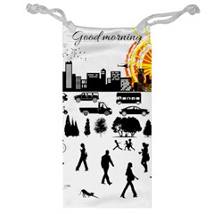 Good Morning, City Jewelry Bags by FunnyCow