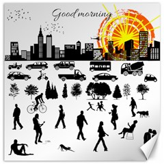 Good Morning, City Canvas 20  X 20   by FunnyCow