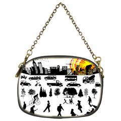 Good Morning, City Chain Purses (one Side)  by FunnyCow