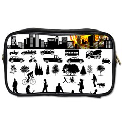 Good Morning, City Toiletries Bags 2-side by FunnyCow