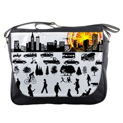 Good Morning, City Messenger Bags by FunnyCow