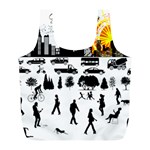 Good Morning, City Full Print Recycle Bags (L)  Front