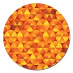 Background Triangle Circle Abstract Magnet 5  (Round) Front