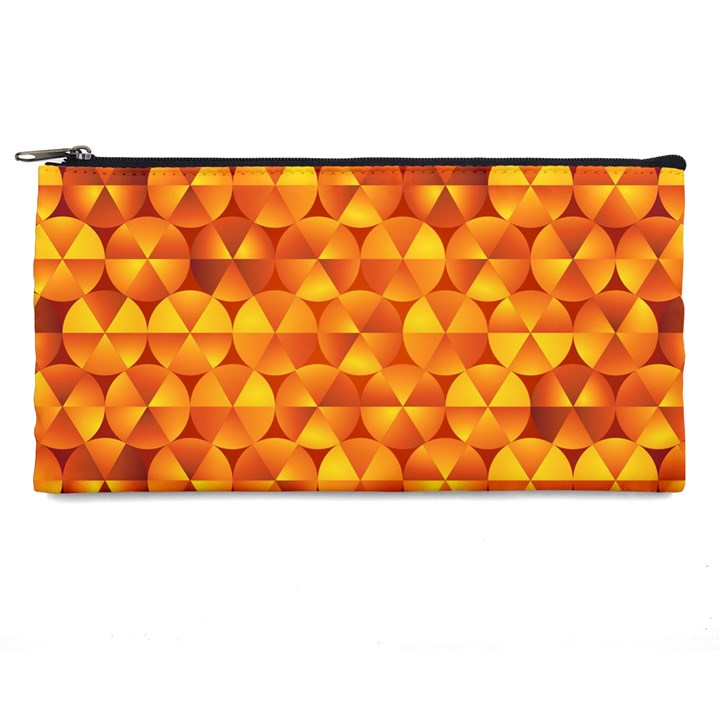 Background Triangle Circle Abstract Pencil Cases